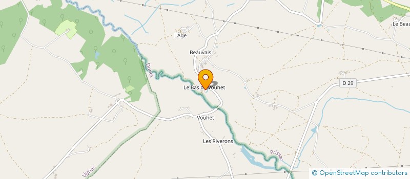 localisation de l'entreprise MONSIEUR OLIVIER CADOUX à PRISSAC