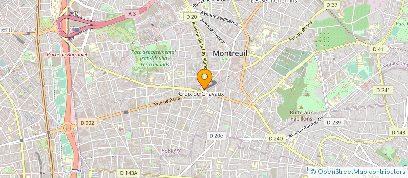 localisation de l'entreprise MONSIEUR OLIVIER CAHN à MONTREUIL