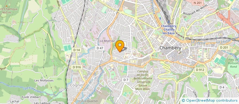 localisation de l'entreprise MONSIEUR OLIVIER CAILLE à CHAMBERY
