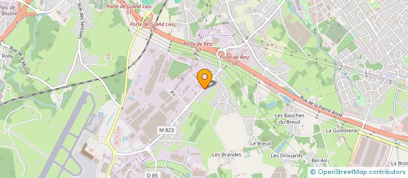 localisation de l'entreprise MONSIEUR OLIVIER CAILLER  BOUGUENAIS