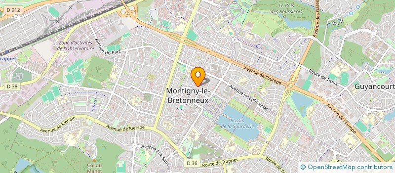 localisation de l'entreprise MONSIEUR OLIVIER CALEFF  MONTIGNY-LE-BRETONNEUX