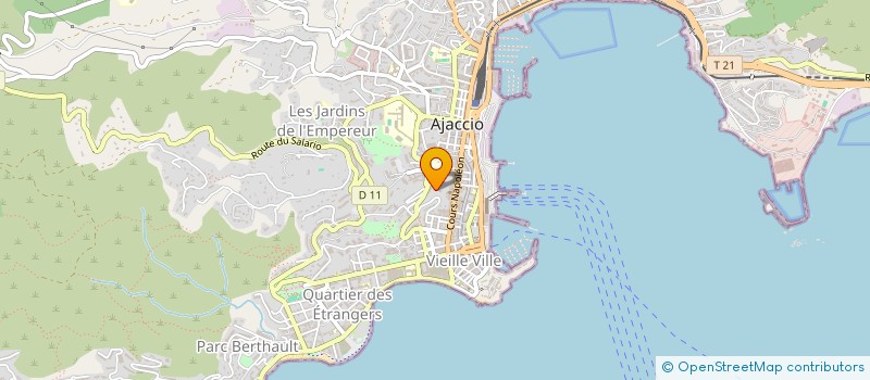 localisation de l'entreprise MONSIEUR OLIVIER CALEN à AJACCIO