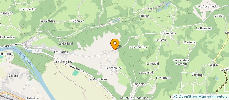 localisation de l'entreprise MONSIEUR OLIVIER CALES  COUX ET BIGAROQUE-MOUZENS