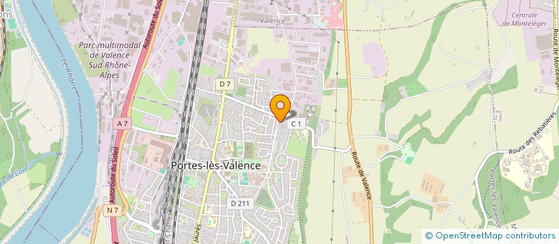 localisation de l'entreprise MONSIEUR OLIVIER CAMARD  PORTES-LES-VALENCE