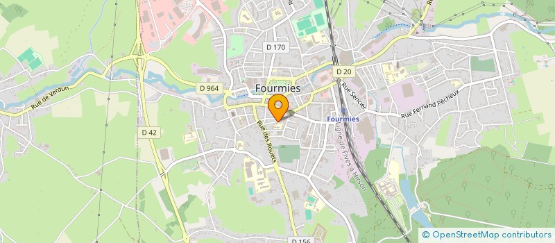localisation de l'entreprise MONSIEUR OLIVIER CAMBIER à FOURMIES