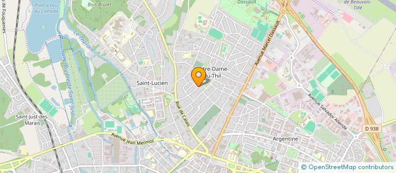 localisation de l'entreprise MONSIEUR OLIVIER CAMPOS  BEAUVAIS