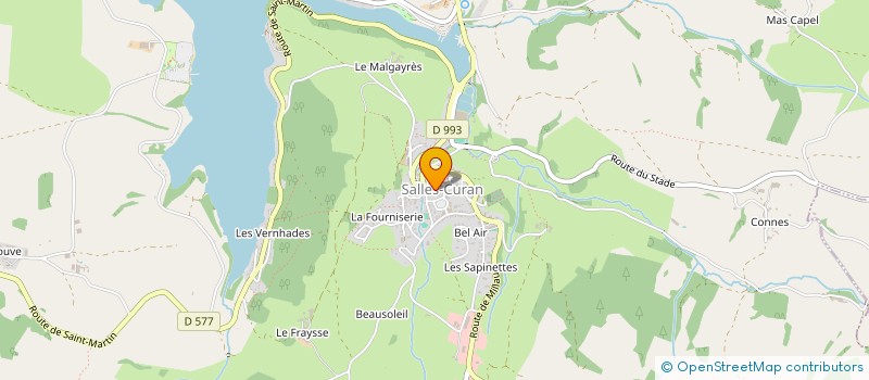 localisation de l'entreprise MONSIEUR OLIVIER CANDELON  SALLES-CURAN