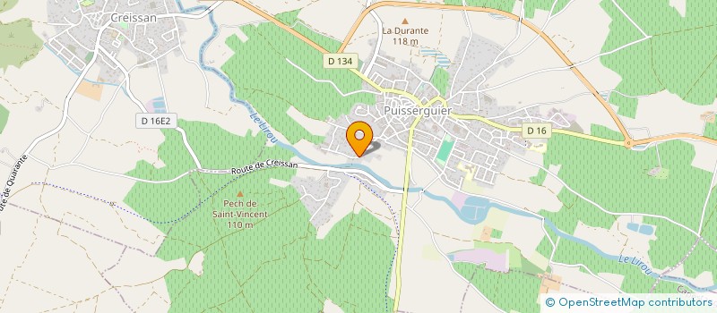 localisation de l'entreprise MONSIEUR OLIVIER CANO  PUISSERGUIER