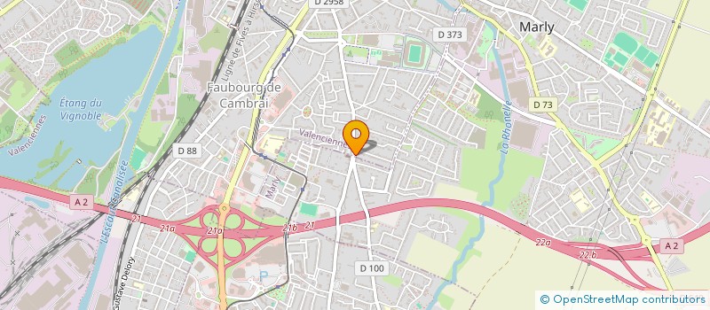 localisation de l'entreprise MONSIEUR OLIVIER CANONNE à VALENCIENNES