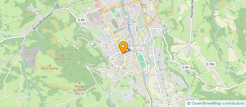 localisation de l'entreprise MONSIEUR OLIVIER CANSOT  BAGNERES-DE-BIGORRE