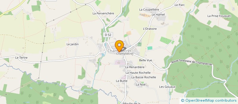localisation de l'entreprise MONSIEUR OLIVIER CANTAREL à CHAMPSECRET