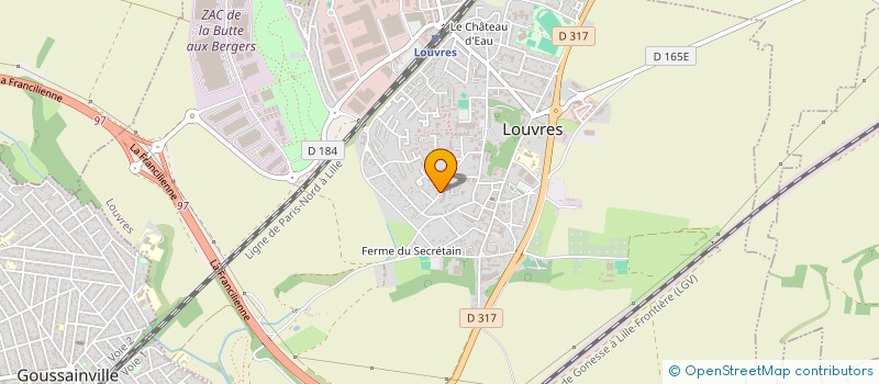 localisation de l'entreprise MONSIEUR OLIVIER CANTREL  LOUVRES