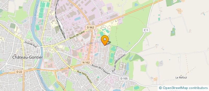 localisation de l'entreprise MONSIEUR OLIVIER CANUT  CHATEAU-GONTIER-SUR-MAYENNE