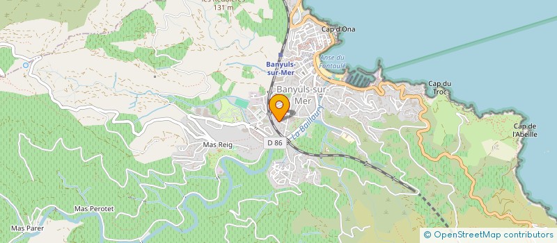 localisation de l'entreprise MONSIEUR OLIVIER CAPELL  BANYULS-SUR-MER