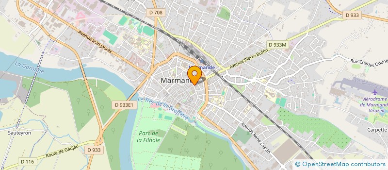 localisation de l'entreprise MONSIEUR OLIVIER CAPLANNE  MARMANDE