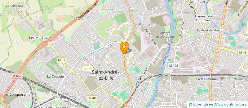 localisation de l'entreprise MONSIEUR OLIVIER CARDON à SAINT-ANDRE-LEZ-LILLE