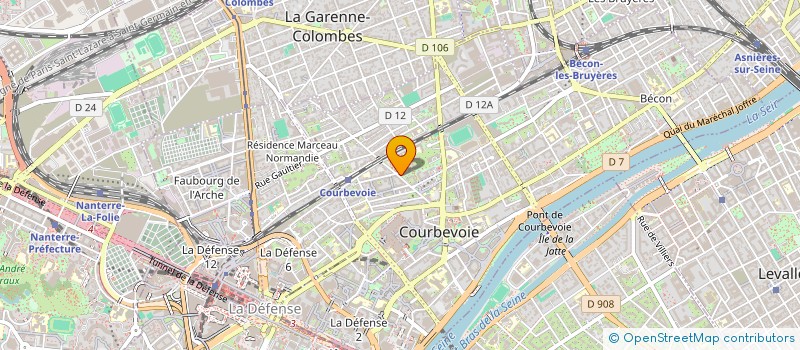 localisation de l'entreprise MONSIEUR OLIVIER CARDUNER à COURBEVOIE