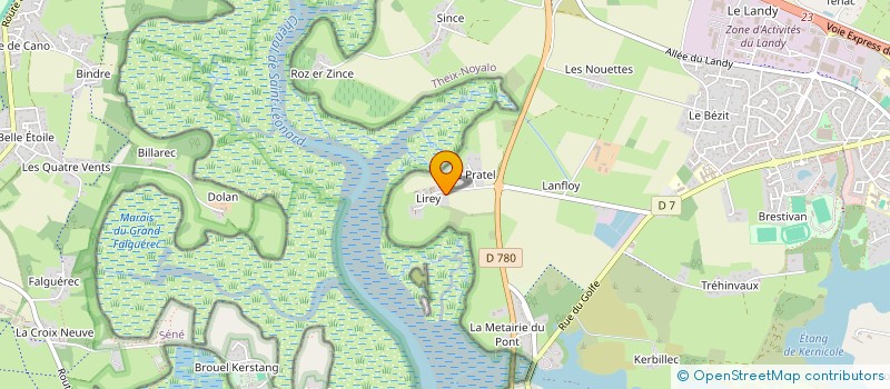 localisation de l'entreprise MONSIEUR OLIVIER CARIO  THEIX-NOYALO