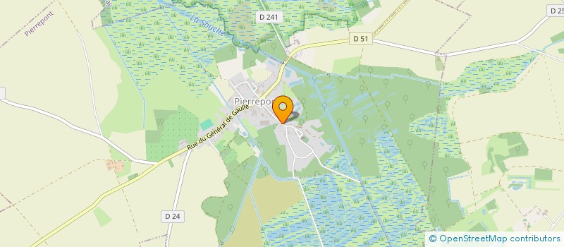 localisation de l'entreprise MONSIEUR OLIVIER CARLIER  PIERREPONT