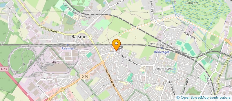 localisation de l'entreprise MONSIEUR OLIVIER CARLIER  RAISMES