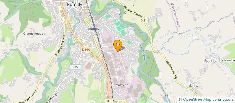 localisation de l'entreprise MONSIEUR OLIVIER CARO  RUMILLY