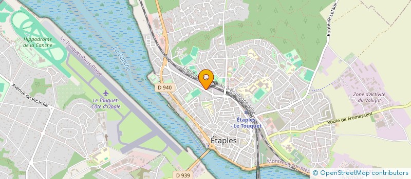 localisation de l'entreprise MONSIEUR OLIVIER CARON  ETAPLES