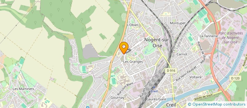 localisation de l'entreprise MONSIEUR OLIVIER CARON à NOGENT-SUR-OISE