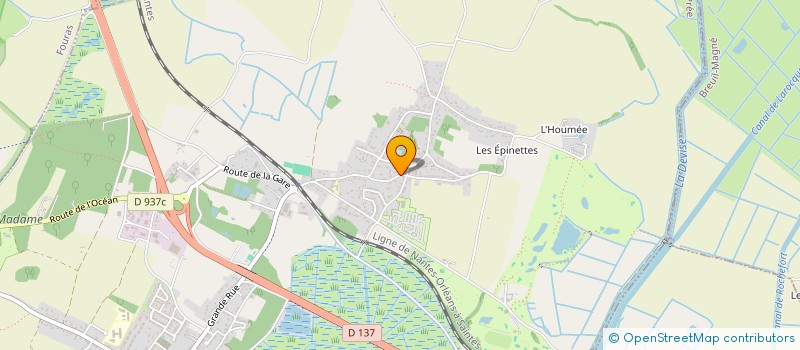 localisation de l'entreprise MONSIEUR OLIVIER CARON  SAINT-LAURENT-DE-LA-PREE