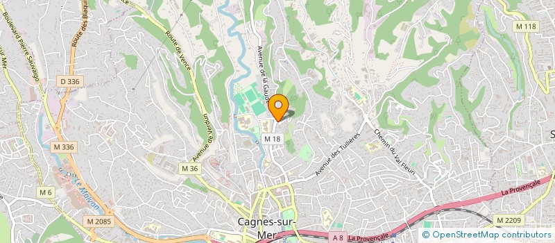 localisation de l'entreprise MONSIEUR OLIVIER CAROZZO à CAGNES-SUR-MER