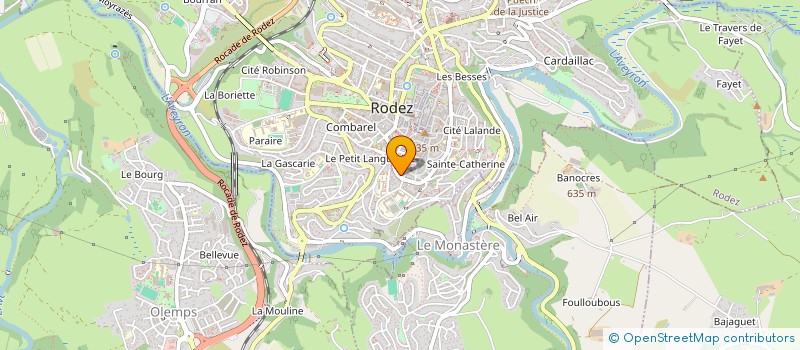 localisation de l'entreprise MONSIEUR OLIVIER CARPENTIER à RODEZ