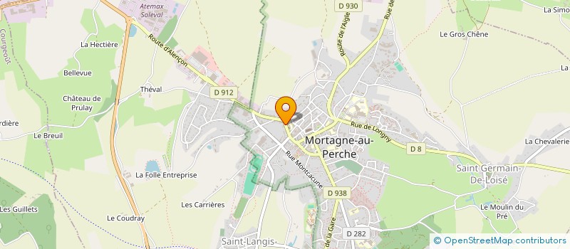 localisation de l'entreprise MONSIEUR OLIVIER CARPENTIER à MORTAGNE-AU-PERCHE