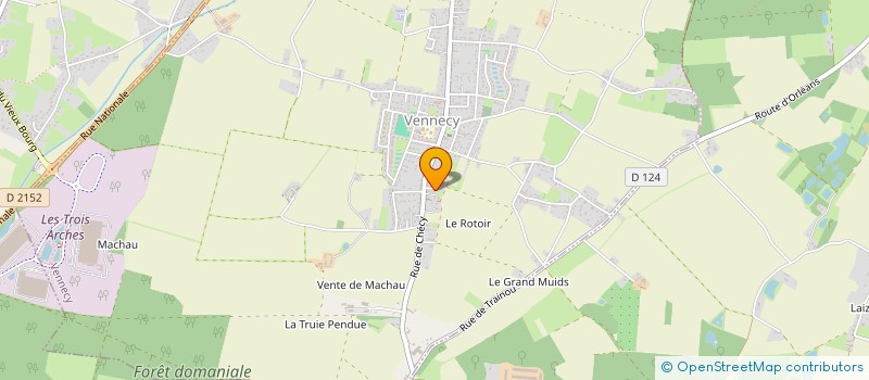 localisation de l'entreprise MONSIEUR OLIVIER CARPENTIER à VENNECY