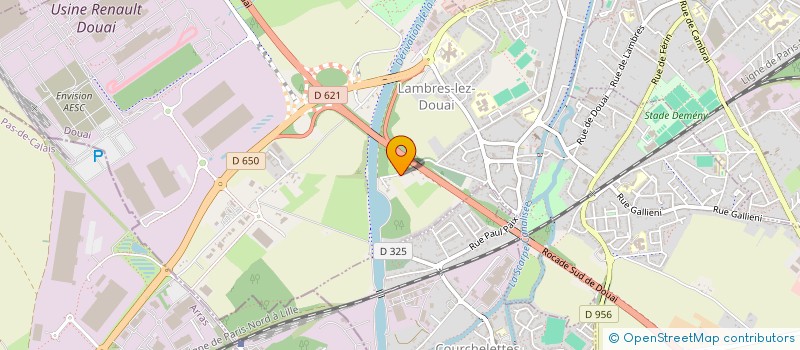 localisation de l'entreprise MONSIEUR OLIVIER CARPENTIER  LALLAING