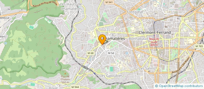 localisation de l'entreprise MONSIEUR OLIVIER CARRILLO à CHAMALIERES