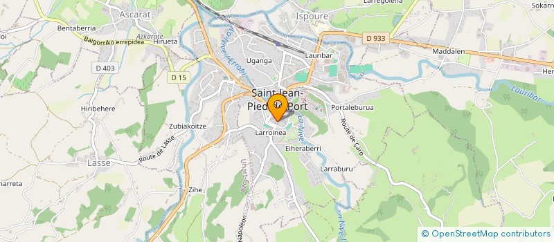 localisation de l'entreprise MONSIEUR OLIVIER CARRIQUIRY à SAINT-JEAN-PIED-DE-PORT