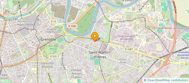 localisation de l'entreprise MONSIEUR OLIVIER CASADO à SAINT-MARTIN-D'HERES