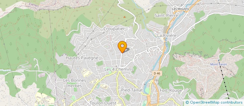 localisation de l'entreprise MONSIEUR OLIVIER CASANOVA à TOULON