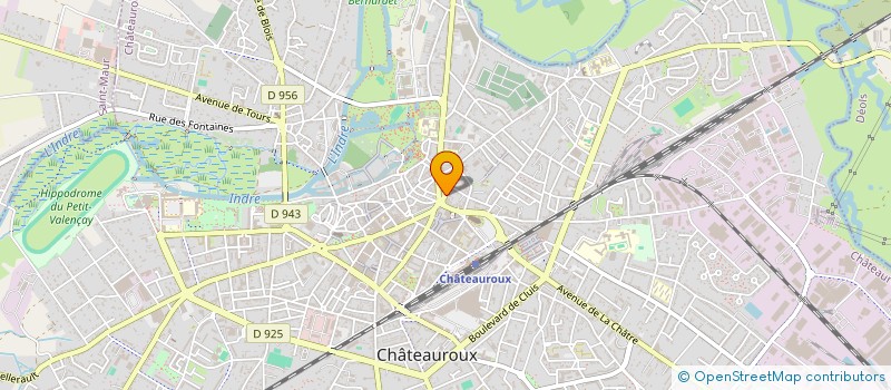localisation de l'entreprise MONSIEUR OLIVIER CASTAING à CHATEAUROUX