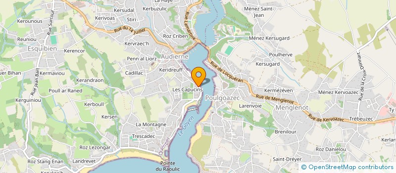 localisation de l'entreprise MONSIEUR OLIVIER CASTEL à AUDIERNE