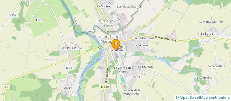 localisation de l'entreprise MONSIEUR OLIVIER CASTELLA à TOURNON-SAINT-MARTIN