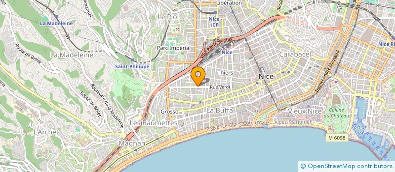 localisation de l'entreprise MONSIEUR OLIVIER CASTILLO à NICE