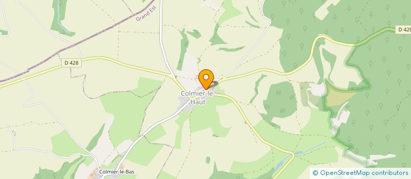 localisation de l'entreprise MONSIEUR OLIVIER CATHELAT à COLMIER-LE-HAUT