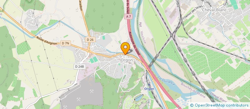 localisation de l'entreprise MONSIEUR OLIVIER CATINO  ORGON