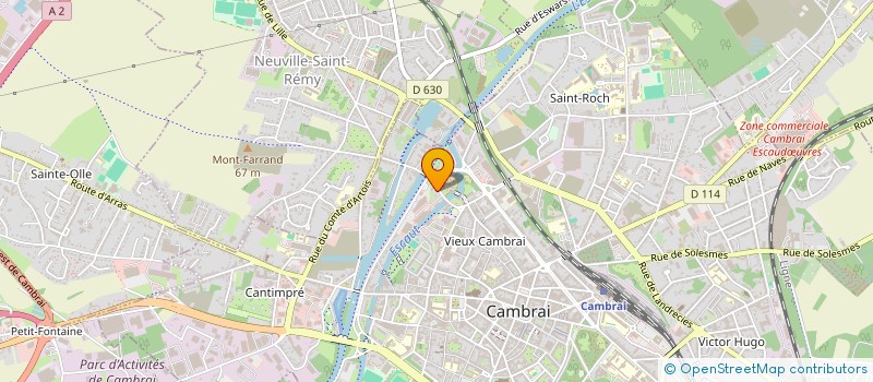 localisation de l'entreprise MONSIEUR OLIVIER CATRYSSE à CAMBRAI