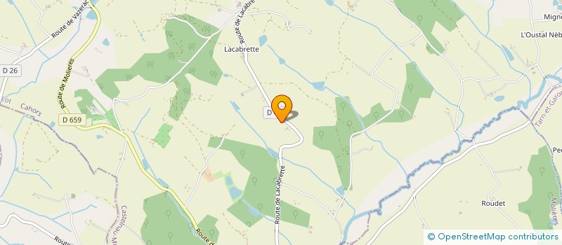 localisation de l'entreprise MONSIEUR OLIVIER CATUSSE  CASTELNAU-MONTRATIER