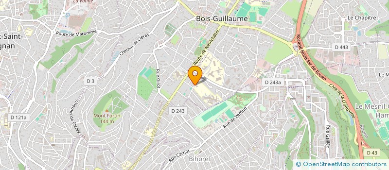 localisation de l'entreprise MONSIEUR OLIVIER CAUCHOIS à BOIS-GUILLAUME