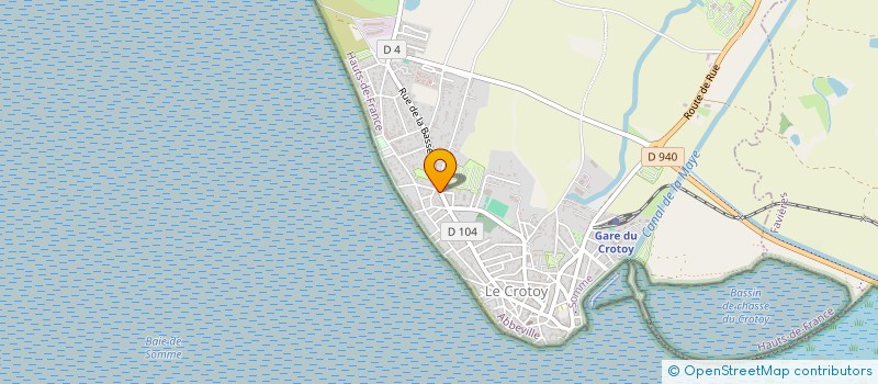 localisation de l'entreprise MONSIEUR OLIVIER CAUDROY à LE CROTOY