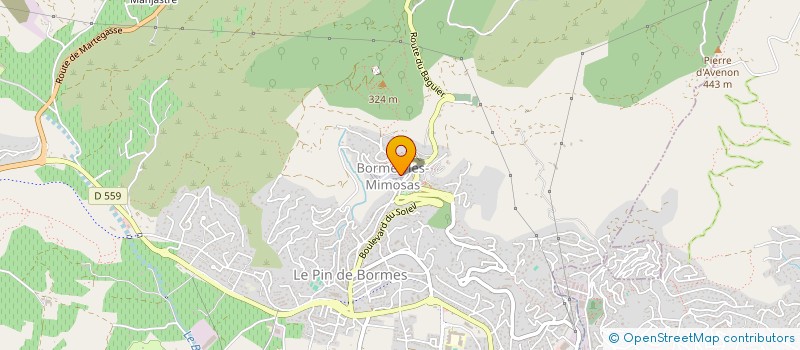 localisation de l'entreprise MONSIEUR OLIVIER CAUMONT à BORMES-LES-MIMOSAS