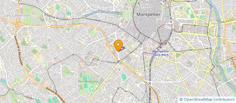 localisation de l'entreprise MONSIEUR OLIVIER CAUMONT à MONTPELLIER