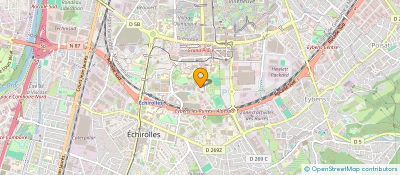 localisation de l'entreprise MONSIEUR OLIVIER CAVAS  ECHIROLLES